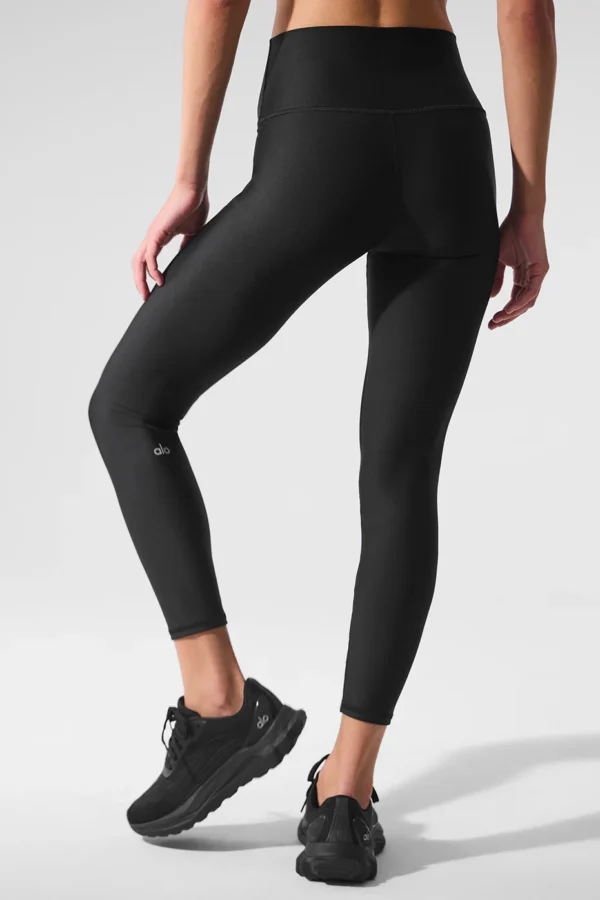 Alo Yoga Airbrush Tayt Siyah - Görsel 4