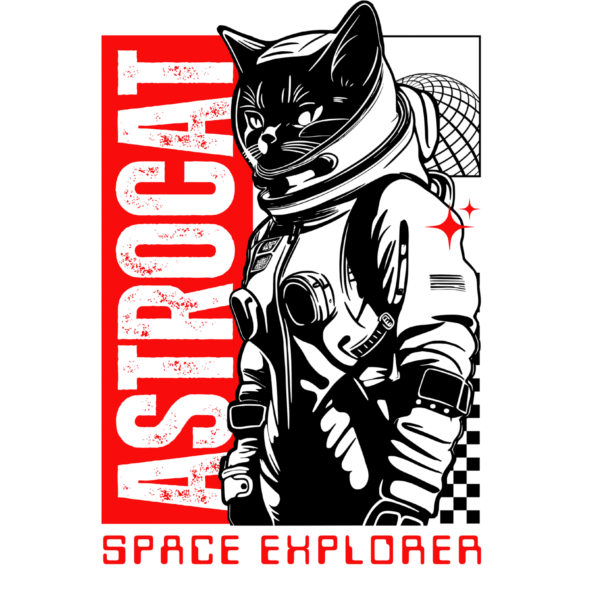 Kısa Kollu T-Shirt (Astrocat) - Görsel 2