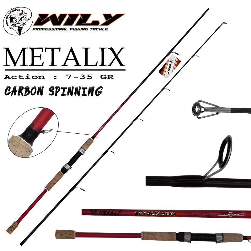 Wily Metalix 210cm 7-35gr Spin Kamış