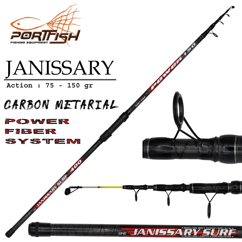 Portfish Janissary 400cm 75-150gr Surf Kamış