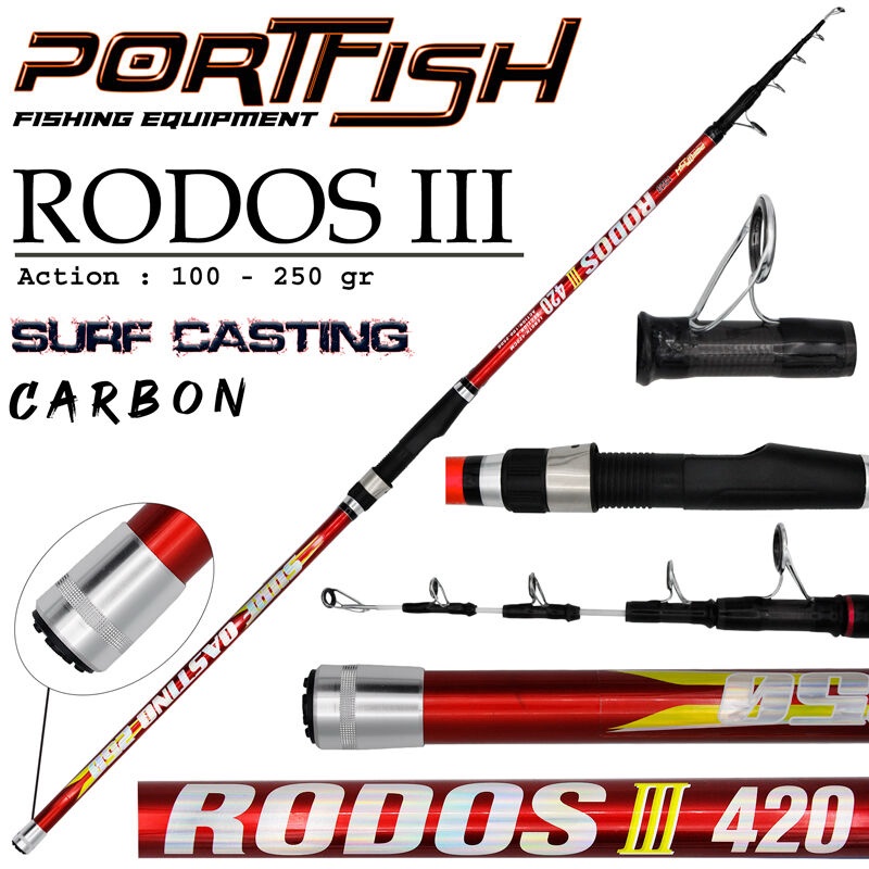 Portfish Rodos 3 420cm 100-250gr Surf Kamış