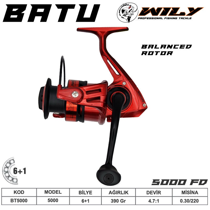 Portfish Batu 5000 6+1BB Spin Makinesi