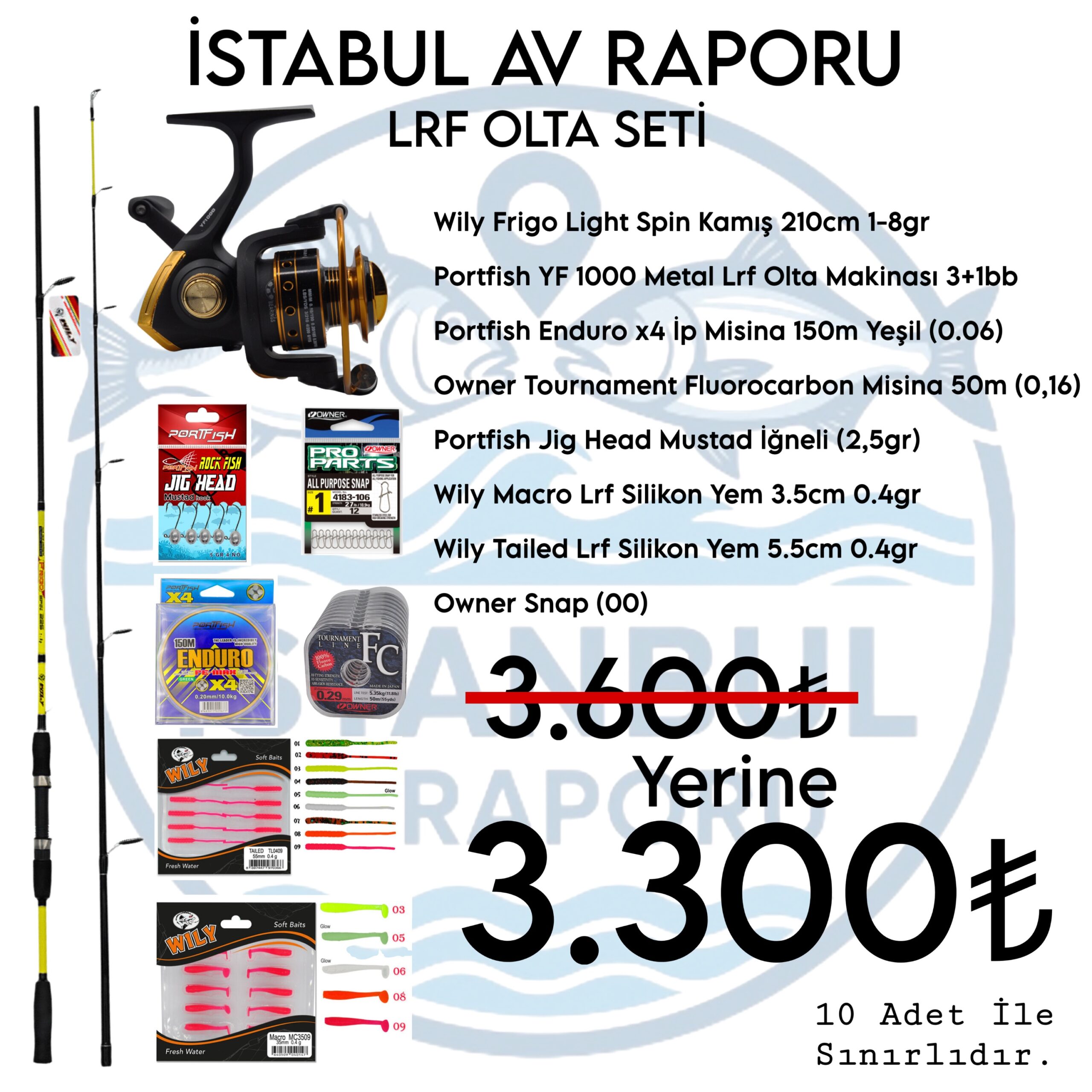 İstanbul Av Raporu - Hazır LRF Seti