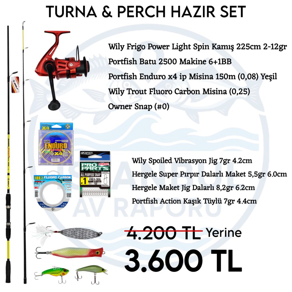 İstanbul Av Raporu - Tatlı Su İçin Hazır LRF Seti