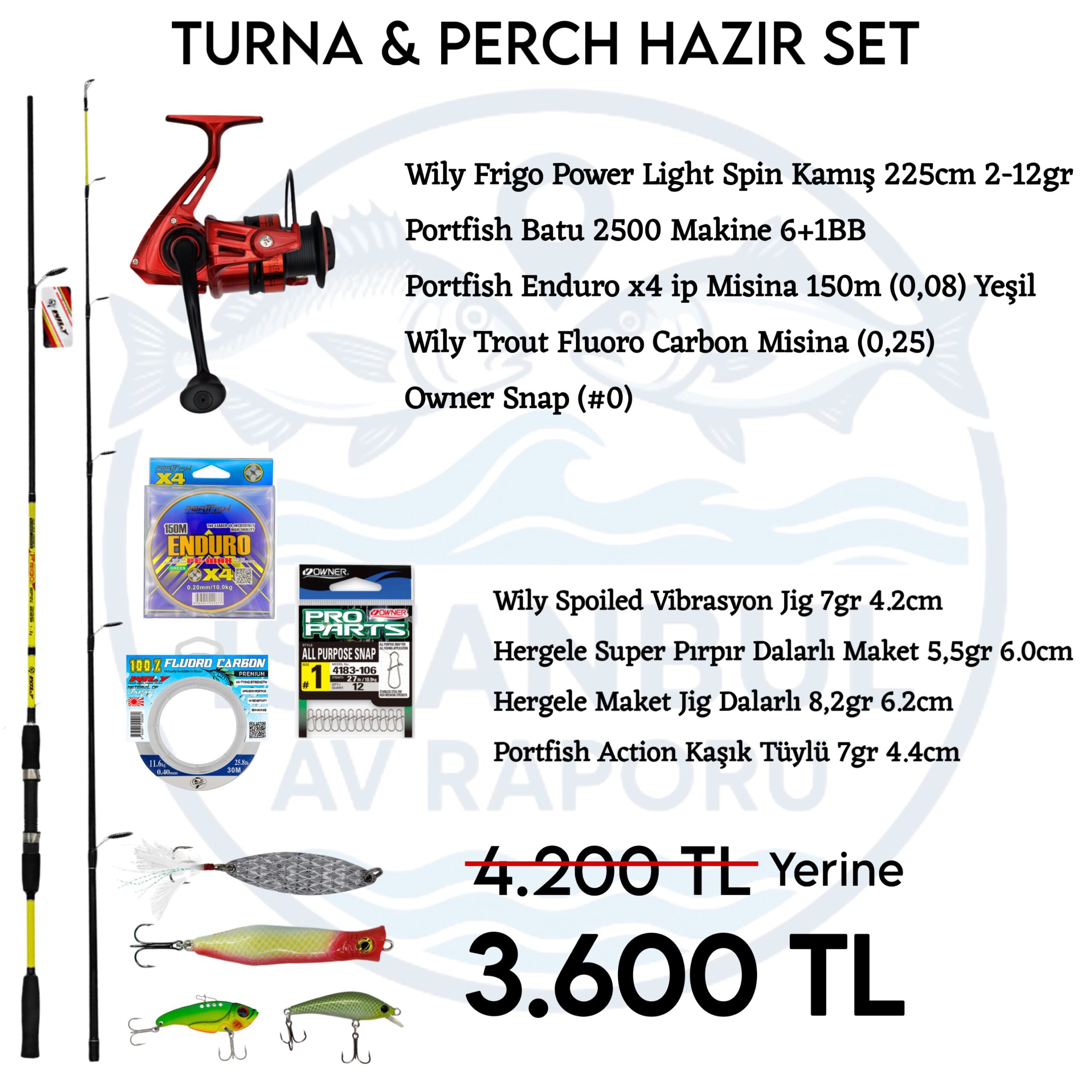 İstanbul Av Raporu - Tatlı Su İçin Hazır LRF Seti