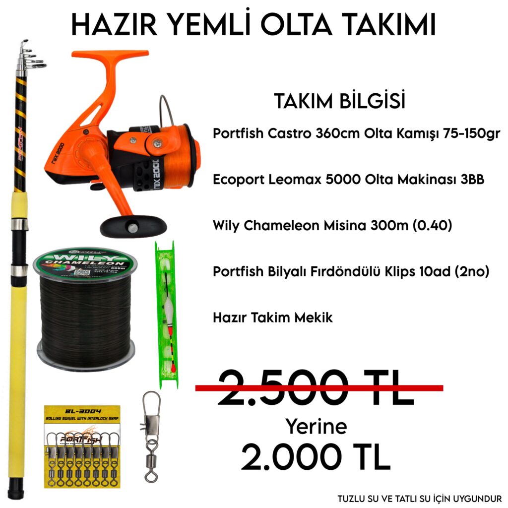 Kirpigo - Hazır Yemli Olta Takımı