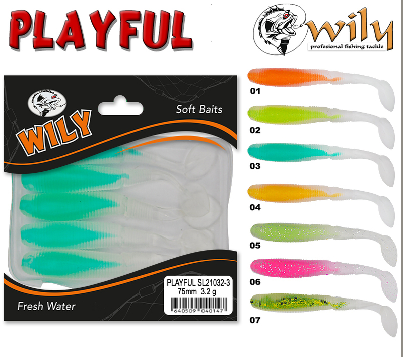 Wily Playful Silikon Yem 7.5cm 3.2gr
